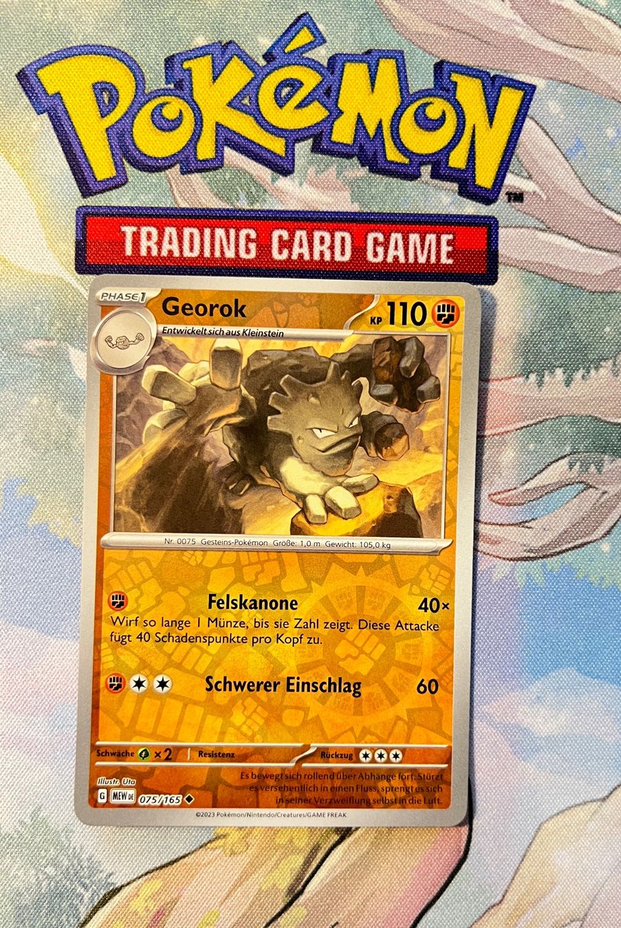 Pokémon Carte collezionabili: Georok Reverse Holo (Deck 151) 075/165 – Nuovo (secondo la descrizione) da Sempach venduto da R-G