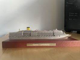 Costa Luminosa – Maquette IdeaFP en métal Made in Italy