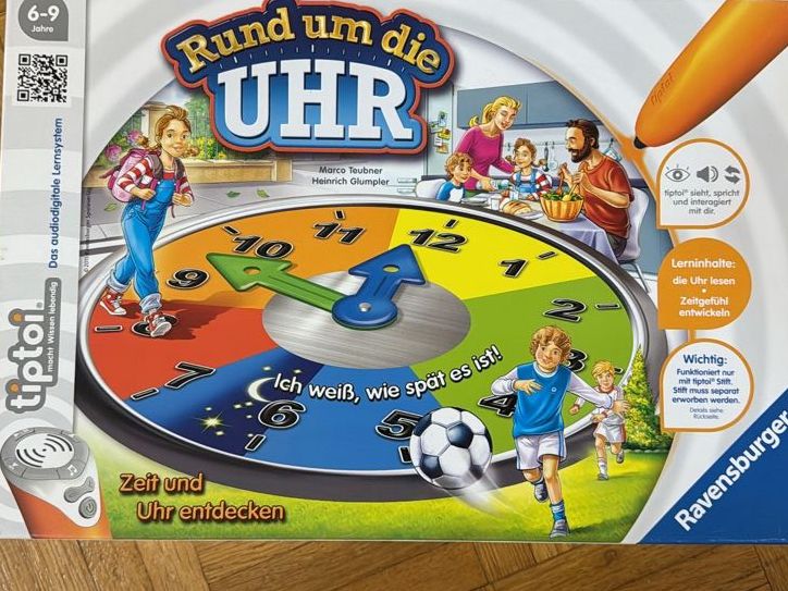Tiptoi Giochi: Tiptoi Learning Clock - Fun Way to Learn Time Telling! – Usato da Zürich venduto da Tequense