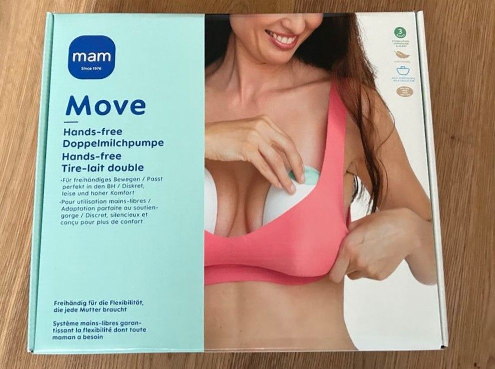 Mam Stillzubehör:  MAM Doppelmilchpumpe Move – Gebraucht aus Sirnach von ratano