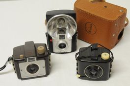 Vintage Kodak Brownie Bakelit Kameras, 3 Stück