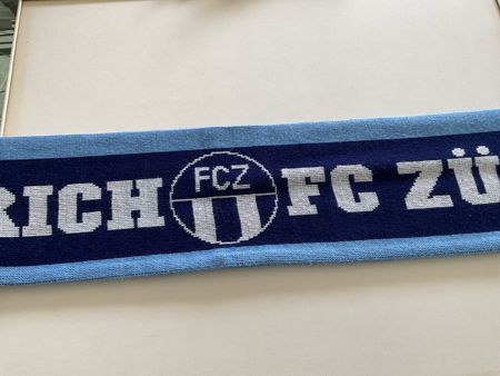 Fanschal FC Zürich FCZ blau weiss guter Zustand 