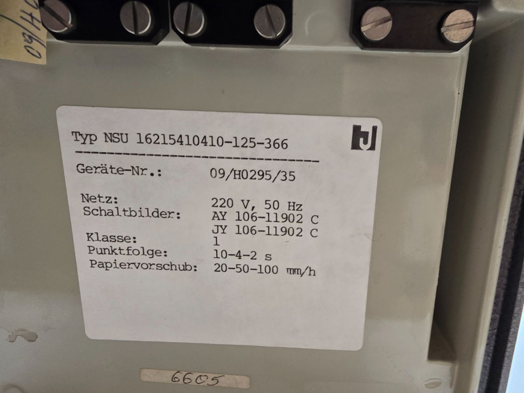 ABB Misurare: Temperaturschreiber / H&B Fallbügelschreiber – Usato da Balgach venduto da Zwickau01 8