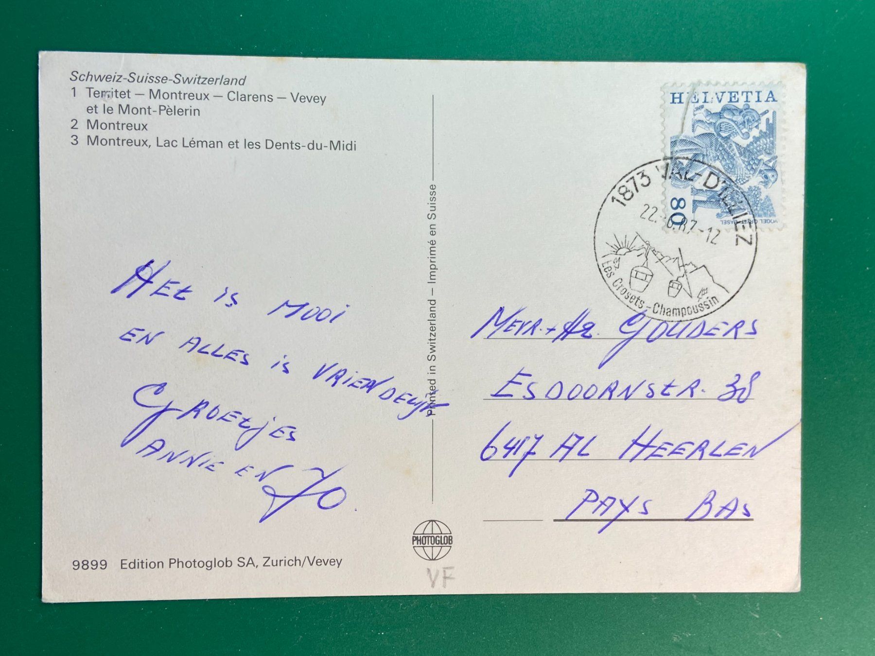 Cartoline postali: Montreux - 3 Ansichten – Usato da Steg VS venduto da danwer74 1