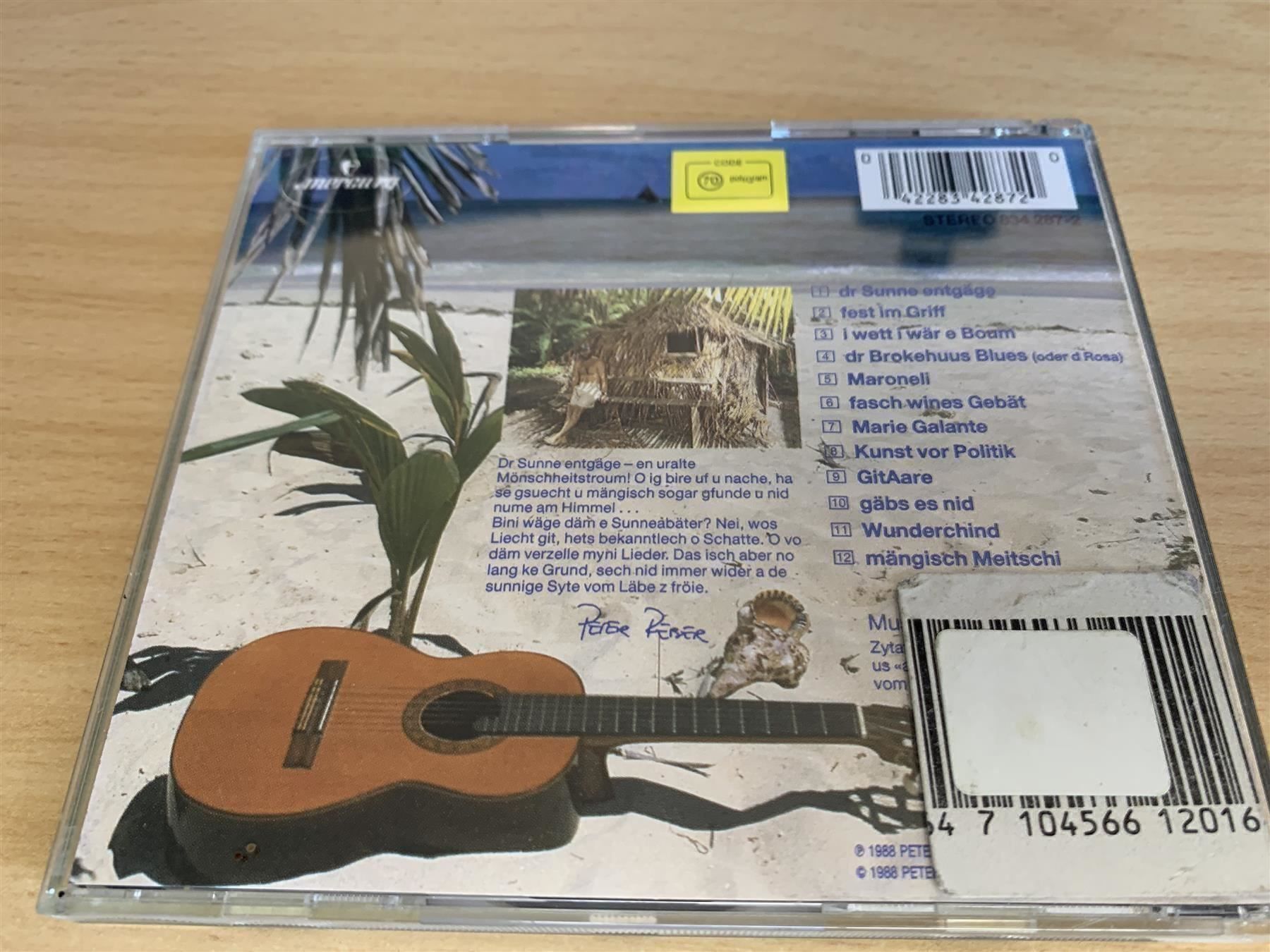 CDs: Peter Reber – Dr Sunne Entgäge – Gebraucht aus Rikon im Tösstal von Alpenmutz 1
