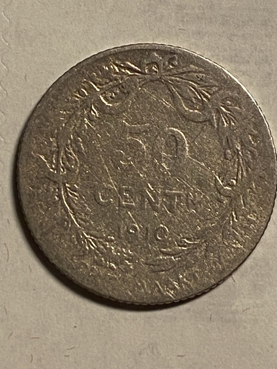 Tutti le monete: Belgique, 50 centimes 1914 argent – Usato da Corsier-sur-Vevey venduto da Ginoarturo 1