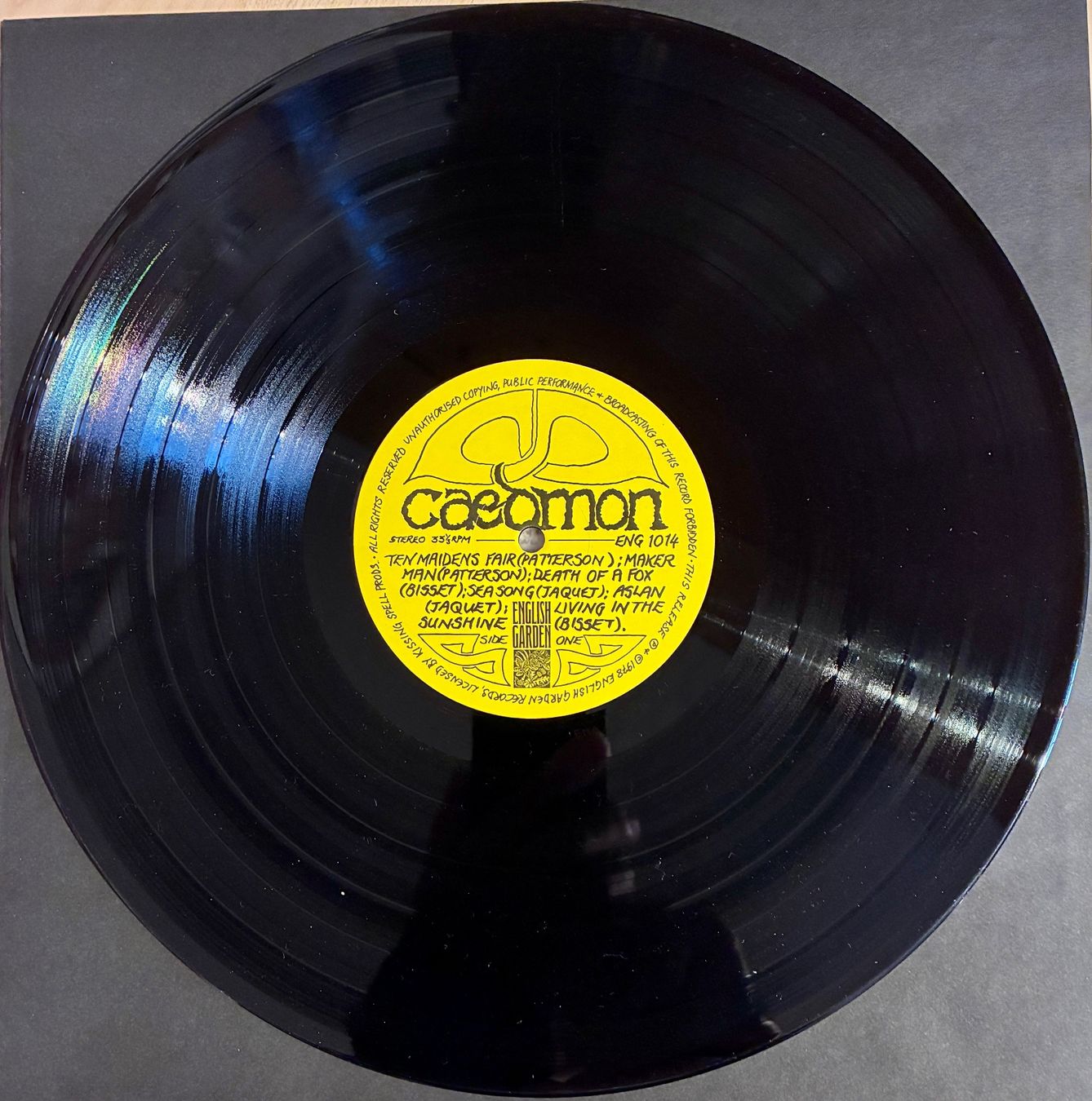 Dischi in vinile: Caedmon - Caedmon, RI von 1994 aus UK – Usato da Buchberg venduto da ICM-Tapefan-1961-MCS 4