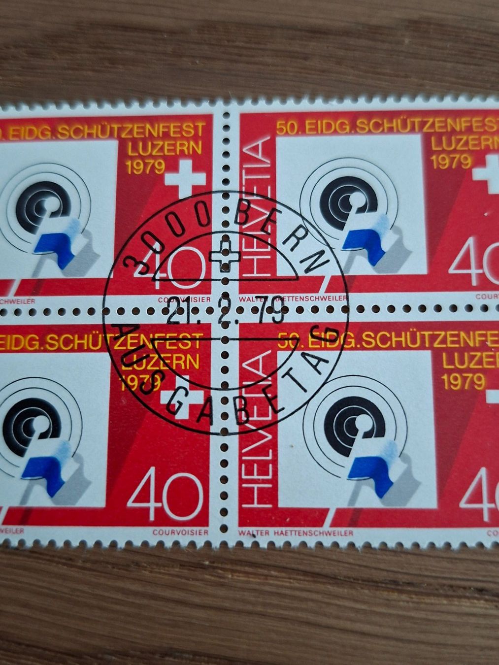 Tutti i francobolli: 4er Blocks: Werbemarken I 1979 – Nuovo (secondo la descrizione) da Hinterkappelen venduto da 1399 5