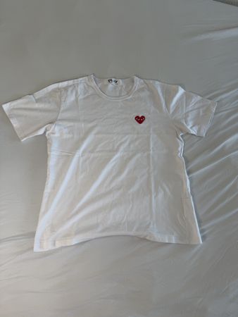 T-Shirt PLAY COMME des GARCONS Weiss Grösse M  
