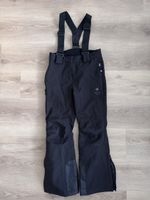Pantalon de ski noir avec bretelles, Taille 140 cm