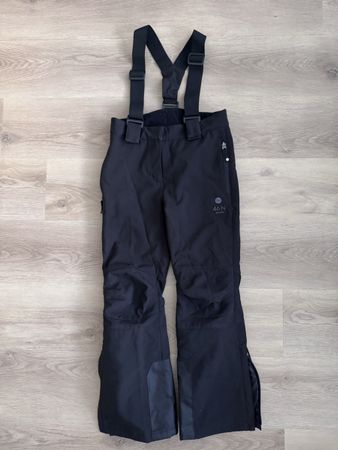 Pantalon de ski noir avec bretelles, Taille 140 cm