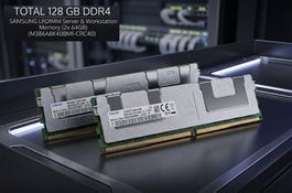 Samsung 128GB DDR4 RAM (2x64GB) M386A8K40BM1-CRC40, TOP
