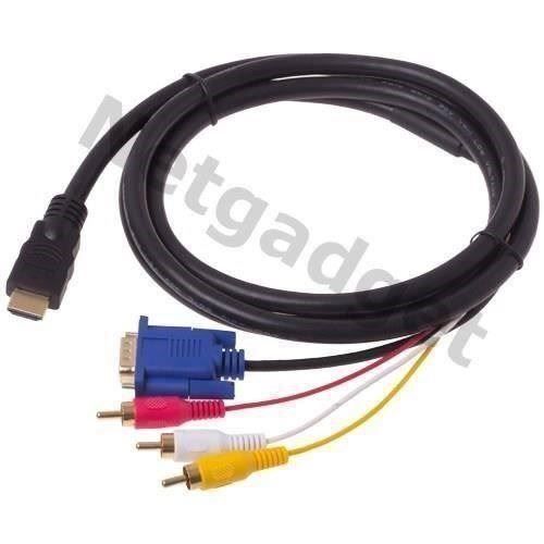 Cavi: HDMI auf VGA+3RCA Kabel Adapter - 1.8m – Nuovo e nell'imballaggio originale da Yverdon-les-Bains venduto da Netgadget_SARL 3