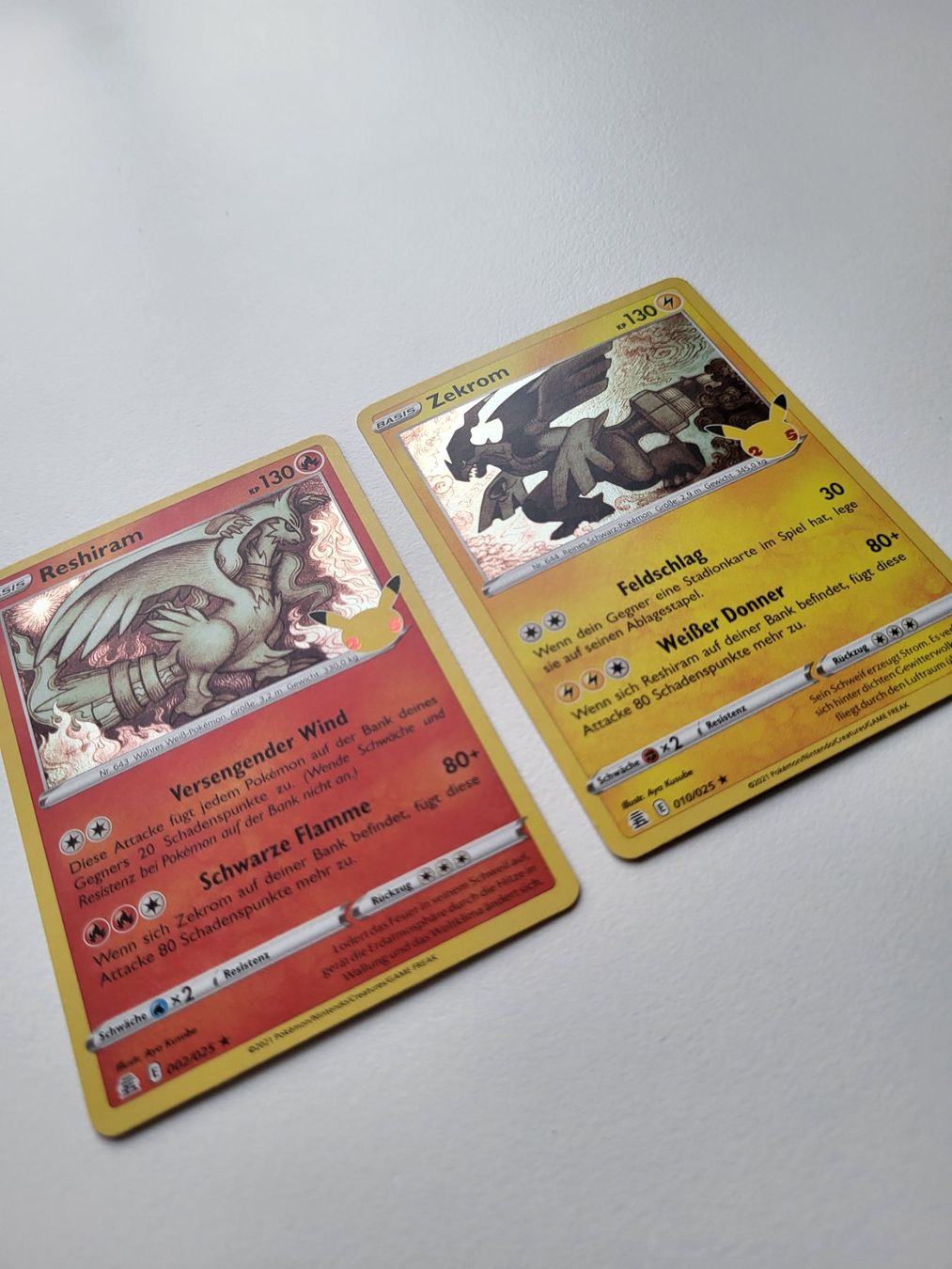 Pokémon Carte collezionabili: Reshiram & Zekrom (Celebrations) – Usato da Erlenbach ZH venduto da ram_mjn5 1