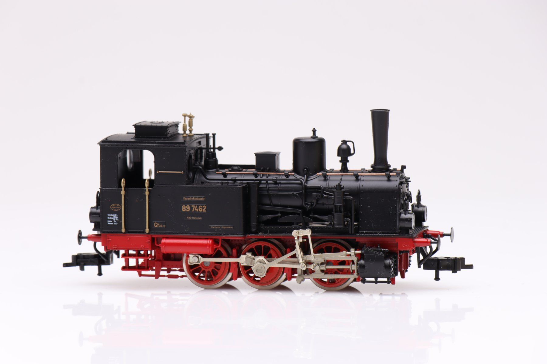 Fleischmann Modellini di ferrovie: Fleischmann 4010 DR Br 69 7482 Dampflok DC, H0 – Usato da Ried (Muotathal) venduto da Modellbahn.swiss 2