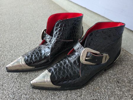 Vintage Johnsons La Rocka Gothic Stiefel Original 80er (8)