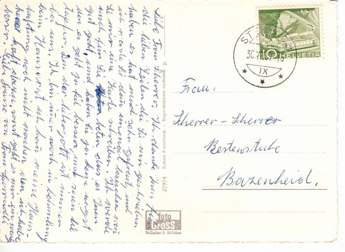 Ansichtskarten: Steinach Kirche – Gebraucht aus Wolhusen von Curver9 1