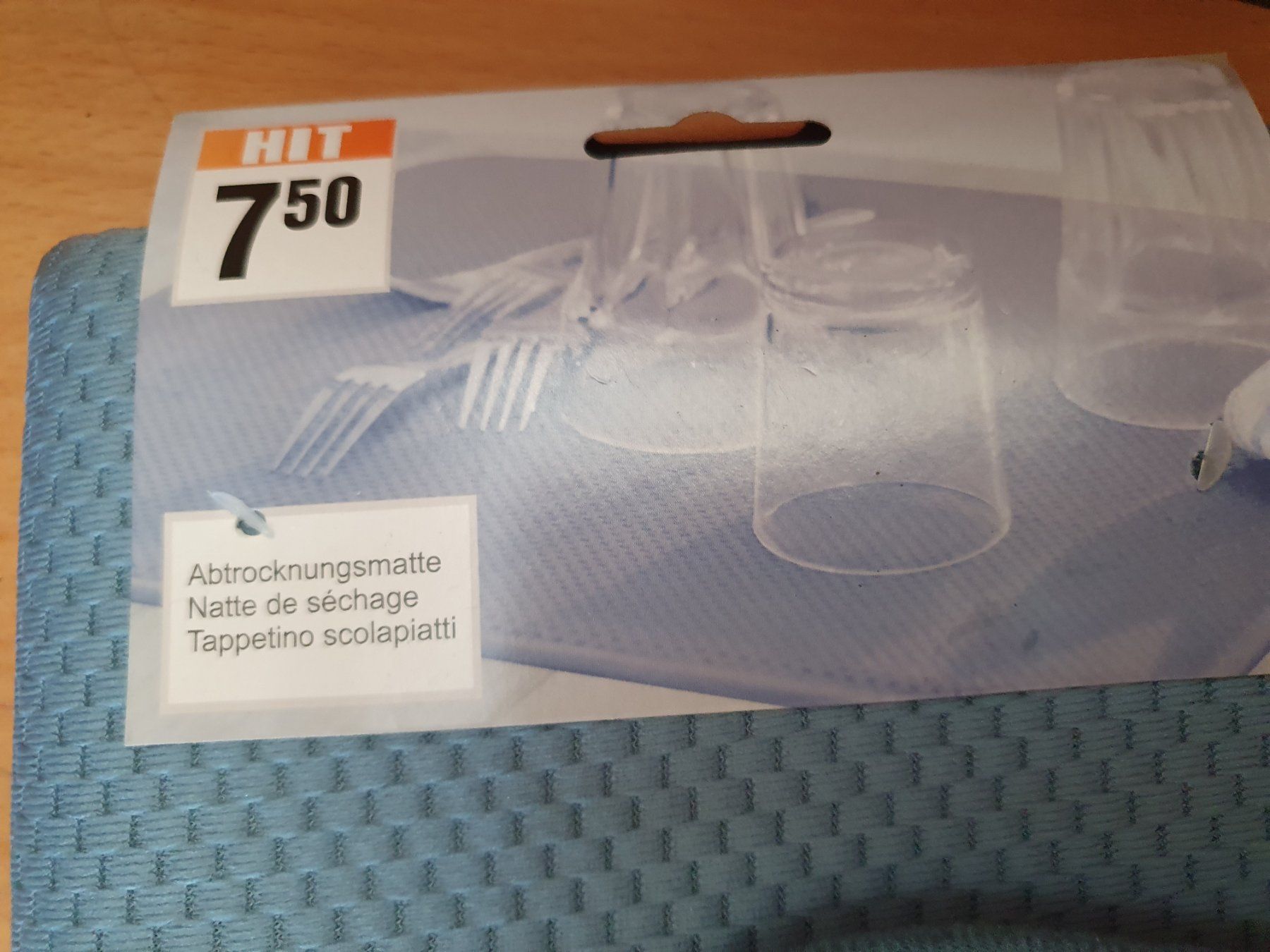 Migros Appareils de cuisine: Abtrocknungsmatte blau neu – Neuf avec emballage d'origine à Winterthur par Natascha_1994