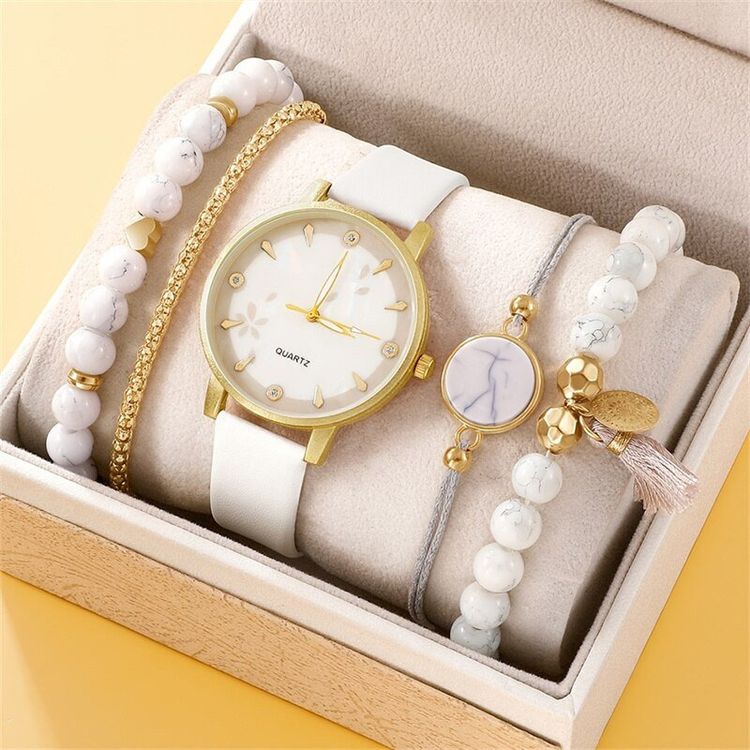 Set 6pcs montre de luxe pour femme avec accessoires Acheter sur