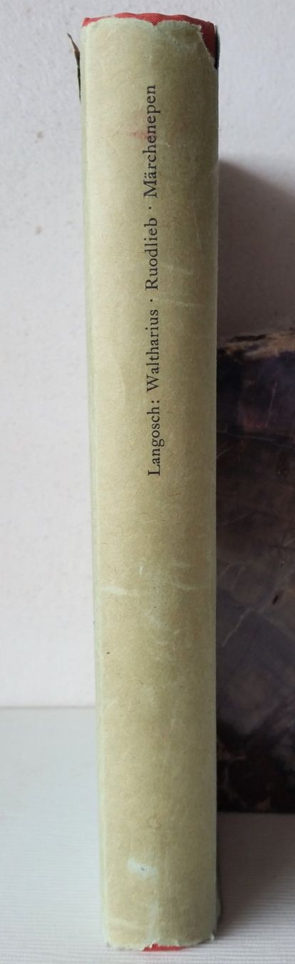 Libri: Waltharius / Ruodlieb - Märchenepen, Schweizer Ausgabe 1956 – Usato da Oberriet SG venduto da ganesh435 9
