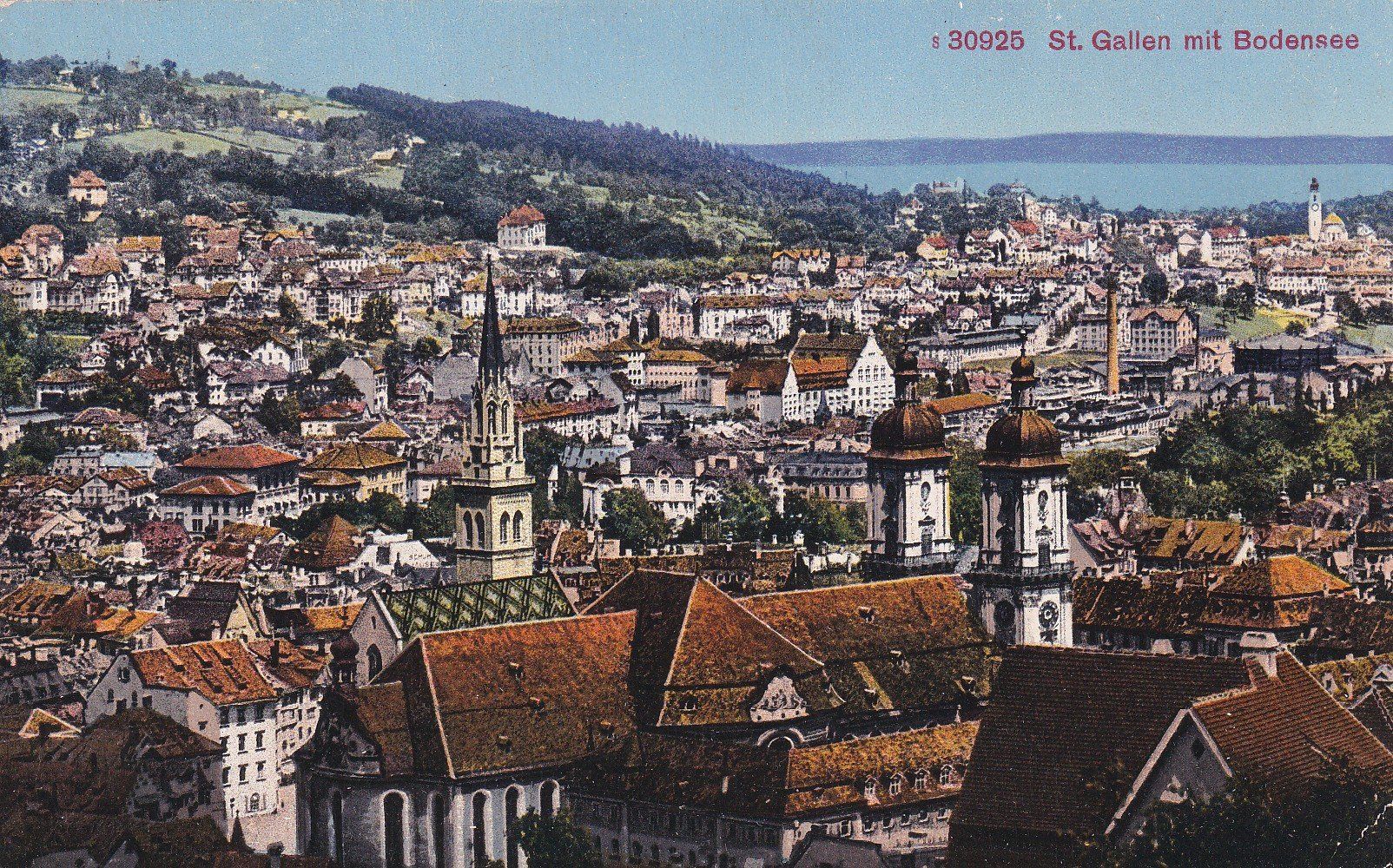 Cartoline postali: St. Gallen mit Bodensee – Usato da Cormoret venduto da Pascalll2001