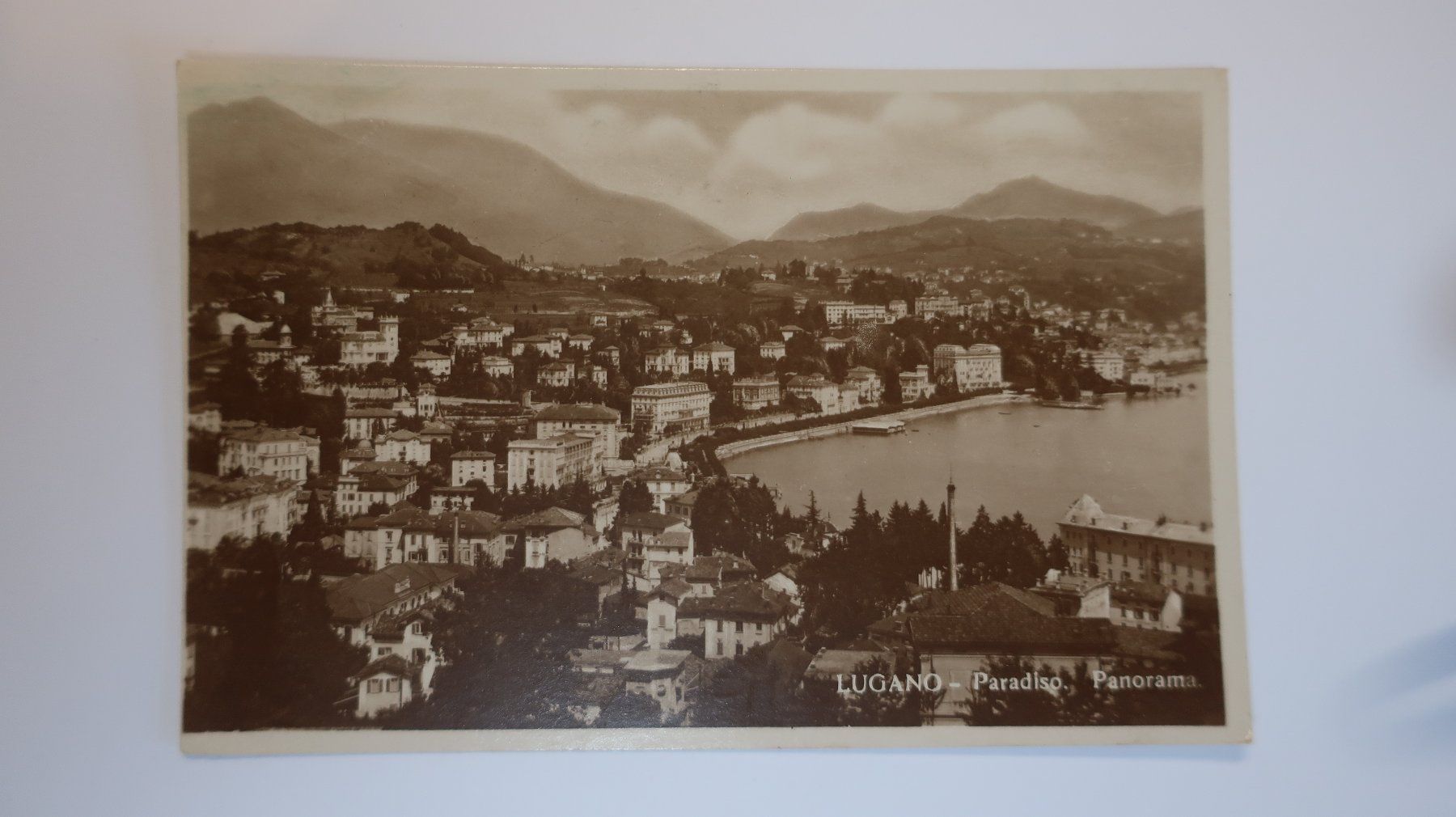 Ansichtskarten: Lugano Paradiso Panorama – Gebraucht aus Cormoret von Pascalll2001 1