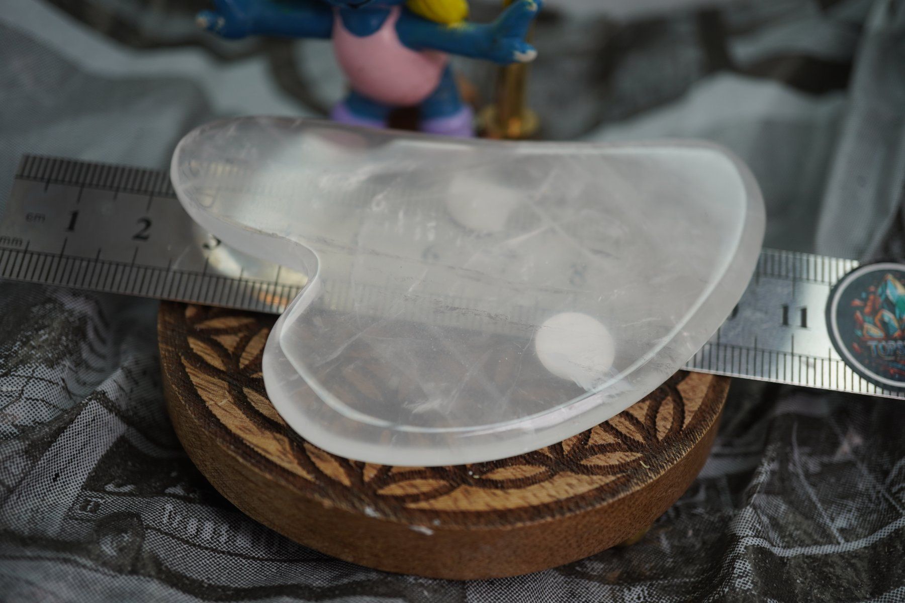 Minerali & Pietre curative: Gua Sha Massage-Stein  Bergkristall      ab 1.- – Nuovo e nell'imballaggio originale da Eschenbach SG venduto da topstone 8