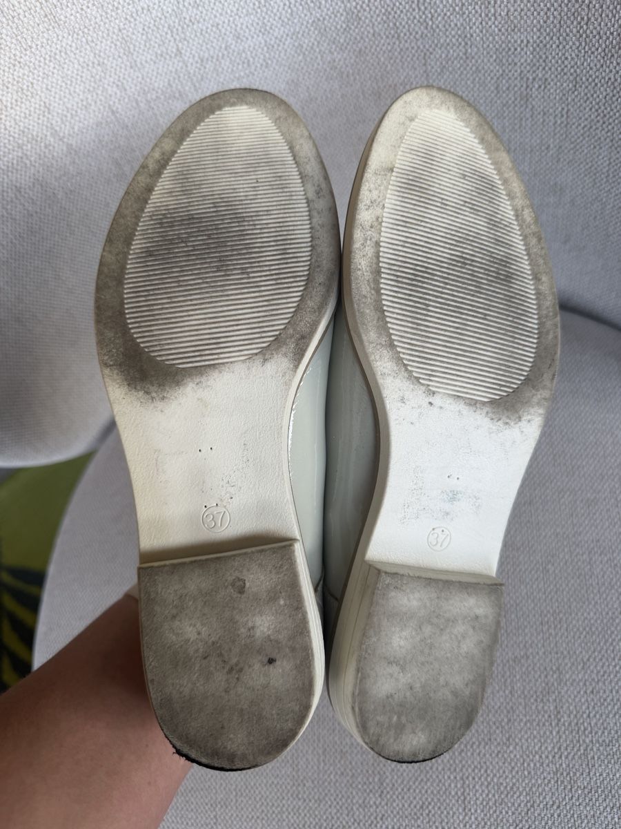 Scarpe da uomo: Schnürschuhe Lackleder hellgrau Grösse 37 – Usato da Basel venduto da Ksjusha 4