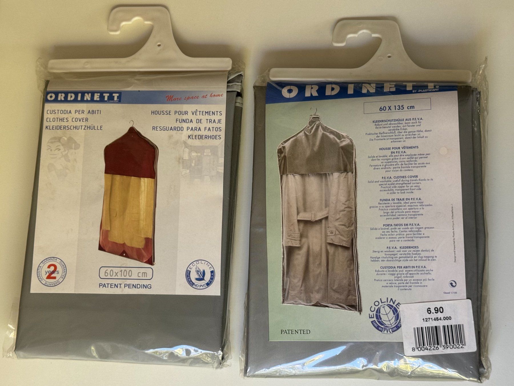 Altre valigie & borse da viaggio: 2 Housses pour vêtements – Nuovo e nell'imballaggio originale da Genève venduto da Reveur