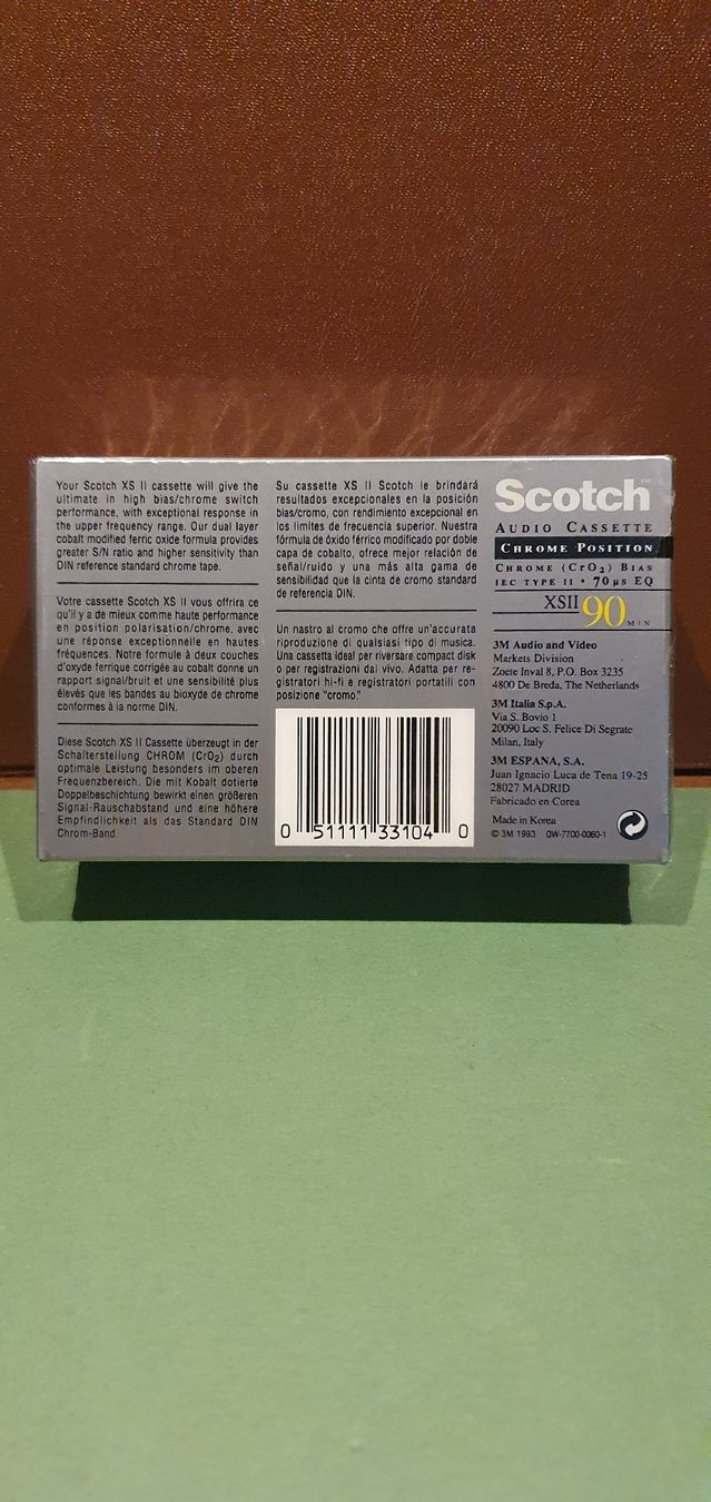 Kompaktkassetten: Lot de 2 cassettes audio Scotch XSII 90  – Neu und originalverpackt aus Sion von Timevintage 1