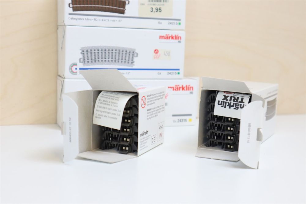 Märklin 24315 Gebogene Gleise 6er Set - C-Gleis Spur H0 Für Modellbahn Anlagen