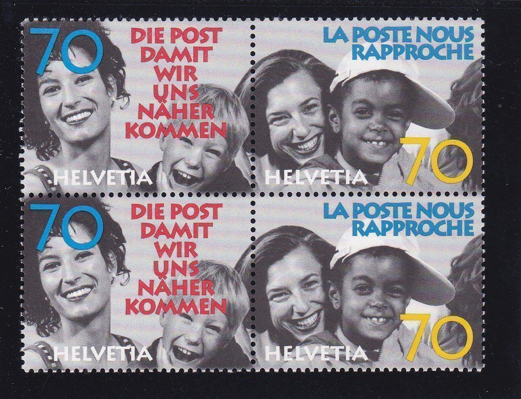 Tutti i francobolli: Postfrisch 4er Block Die Post 1997 – Nuovo (secondo la descrizione) da Schliern b. Köniz venduto da joni20 3