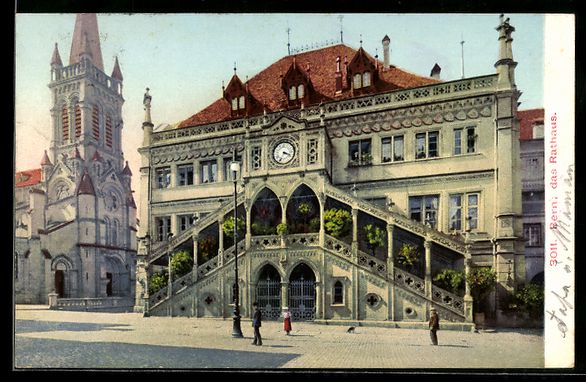 Cartoline postali: AK Bern, Das Rathaus – Usato da Berlin venduto da bartko-reher