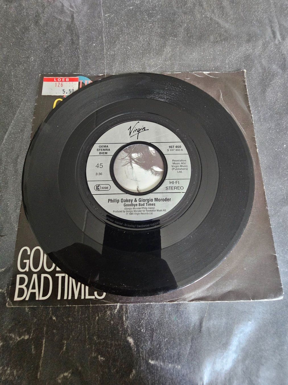 Dischi in vinile: Vinyl, 7" LP - Philip Oakey & Giorgio Moroder – Good-Bye... – Usato da Biberist venduto da Foolio0 3