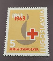 Jugoslawien 1963 Rotes Kreuz