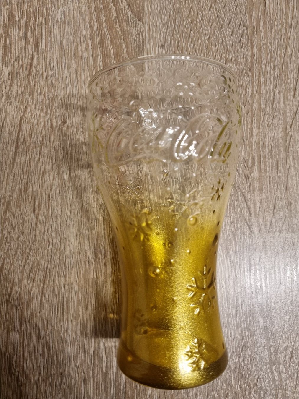 Coca-Cola Bicchieri: Glas Burgerking X Coca Cola Gold – Nuovo e nell'imballaggio originale da Neuenhof venduto da SquidGame 1