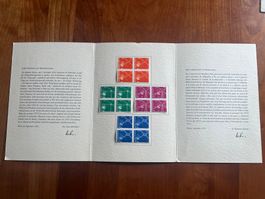 Spezialausgabe PTT Generaldirektion Geschenk 1952  (R784)