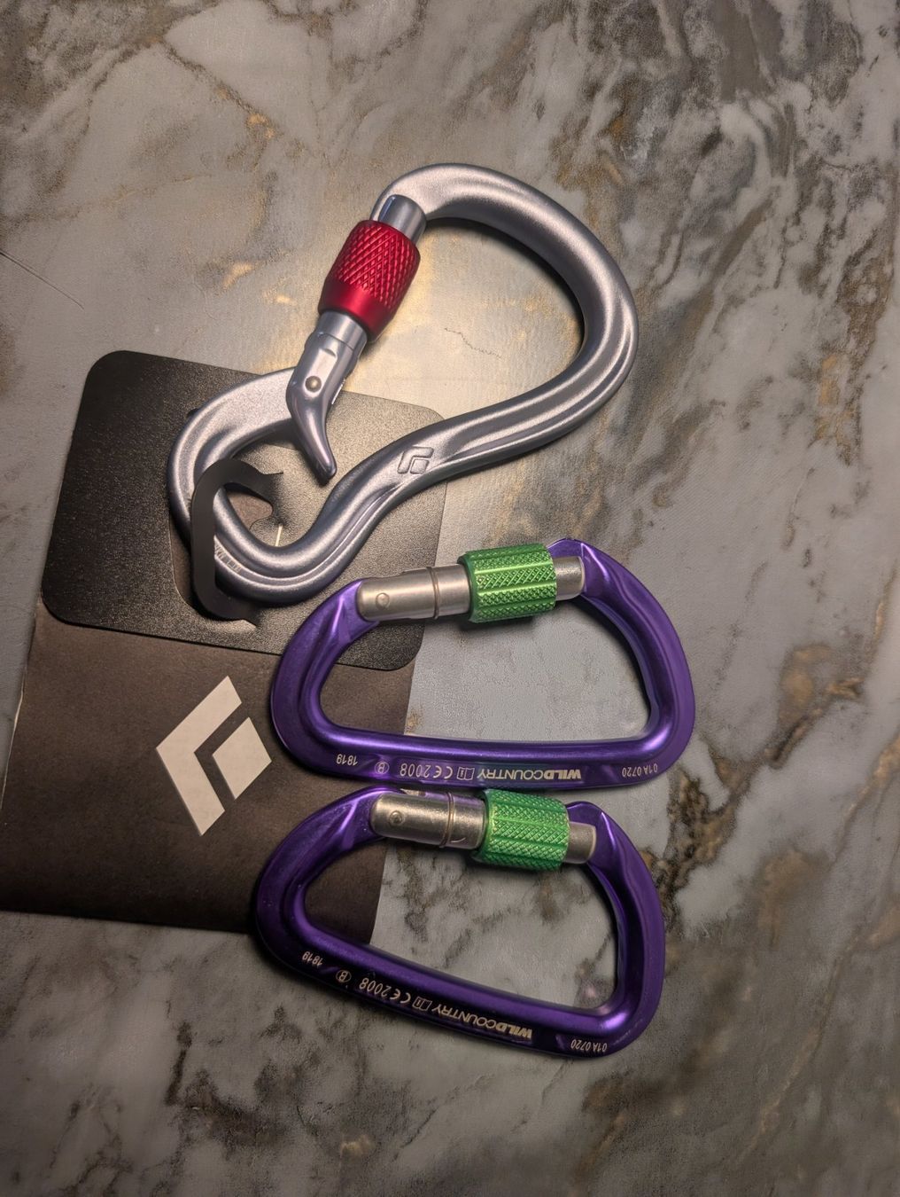Attrezzatura da arrampicata: Karabiner Klettern – Nuovo e nell'imballaggio originale da Urdorf venduto da she_8mt6