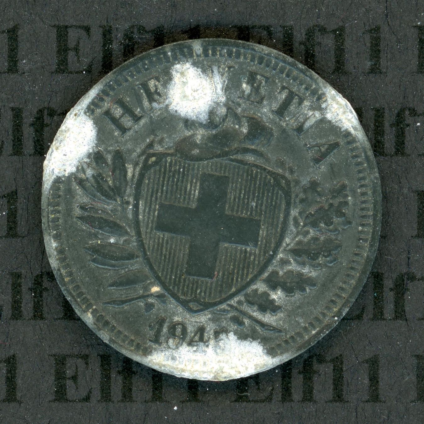 Tutti le monete: CHF___0.02 1945 ss 2 Rappen – Usato da Widnau venduto da Elf11