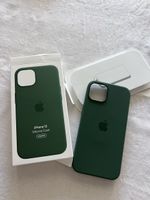 Coque silicone Apple iPhone 13 MagSafe vert foncé neuve