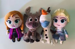 Lot de 4 peluches Disney La Reine des Neiges