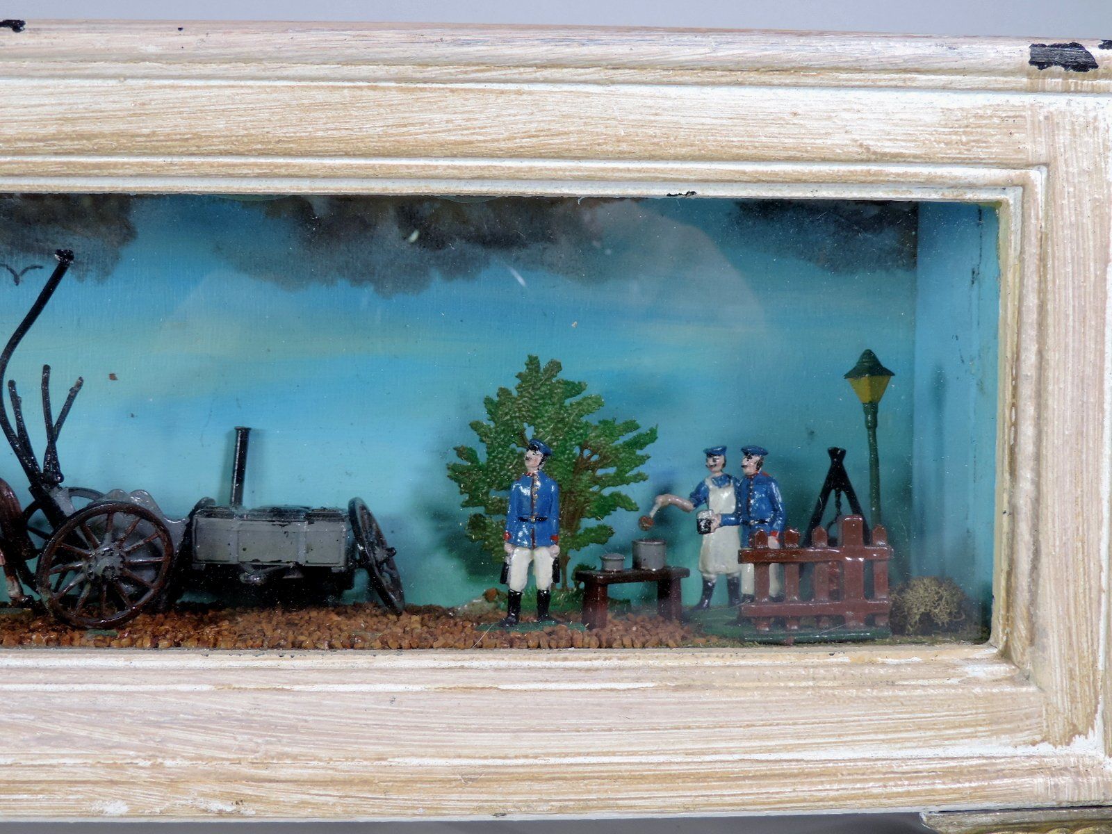 Figuren: Diorama mit Militär Zinnfiguren – Gebraucht aus Duggingen von doogbua 2