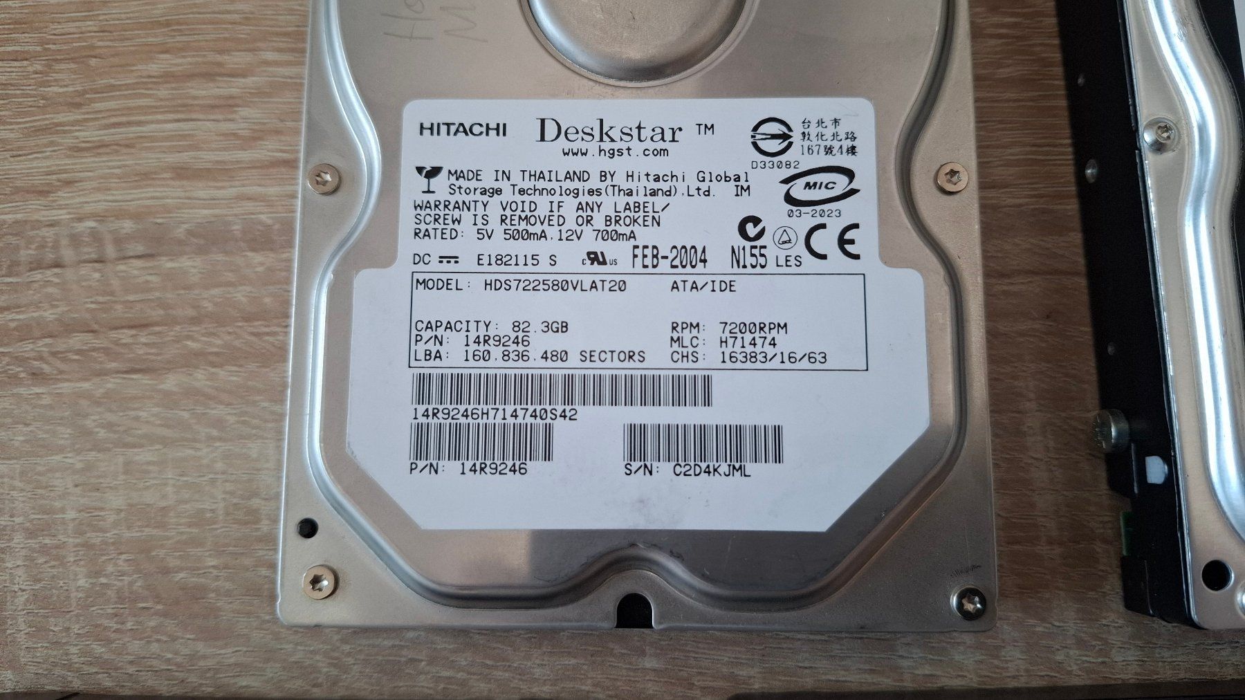 Dischi rigidi: 5 x IDE Harddisks – Usato da Lützelflüh-Goldb venduto da Procyon7.pk 1