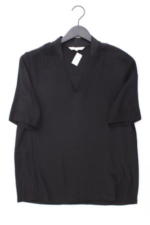 YAYA Kurzarmbluse Gr. 36 schwarz