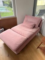 Chaiselongue rosa mit Kissen guter Zustand gepflegt