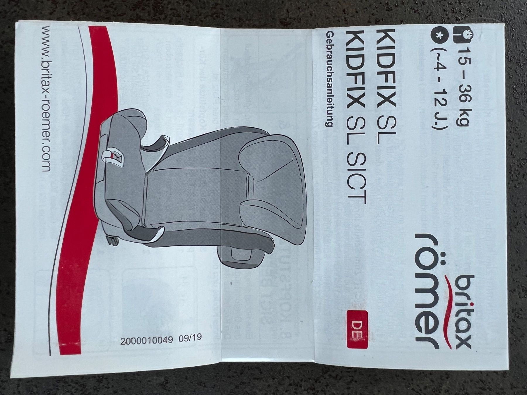 Britax Römer Seggiolini per auto: Kindersitz Römer Britax Kidfix SL – Usato da Niederhelfenschwil venduto da adler2011 4