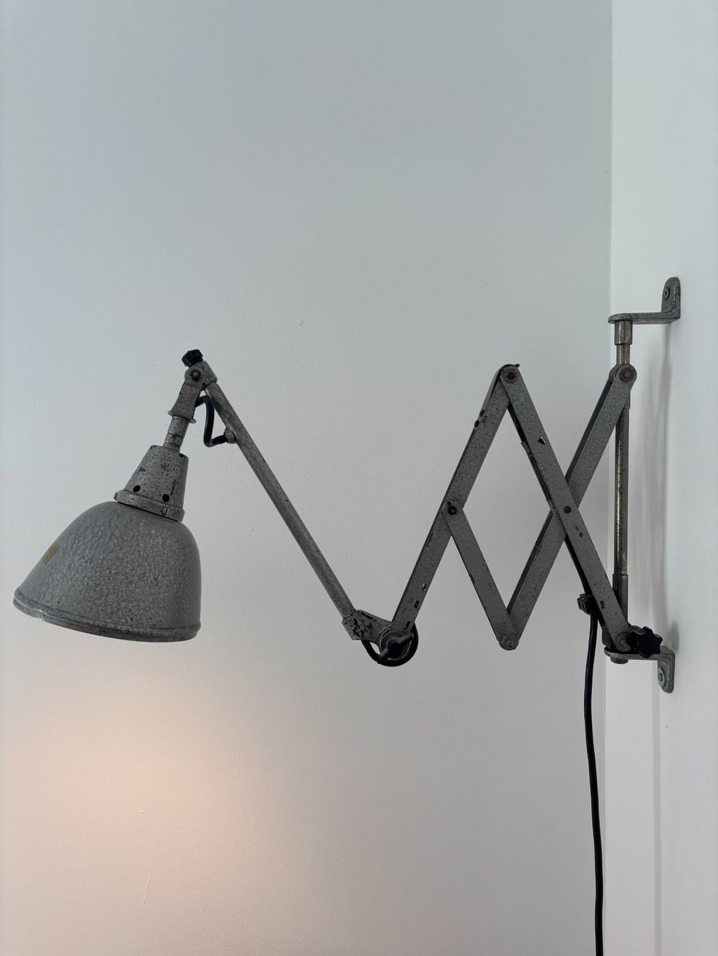 Lampade: Midgard Vintage Scheren-Wandlampe – Usato da Klosters venduto da sch_r7kr