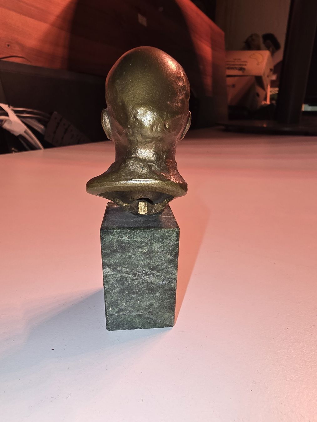 Statuette: Lenin Büste Bronze Granitsockel signiert – Usato da Wienacht-Tobel venduto da max_92rg 3