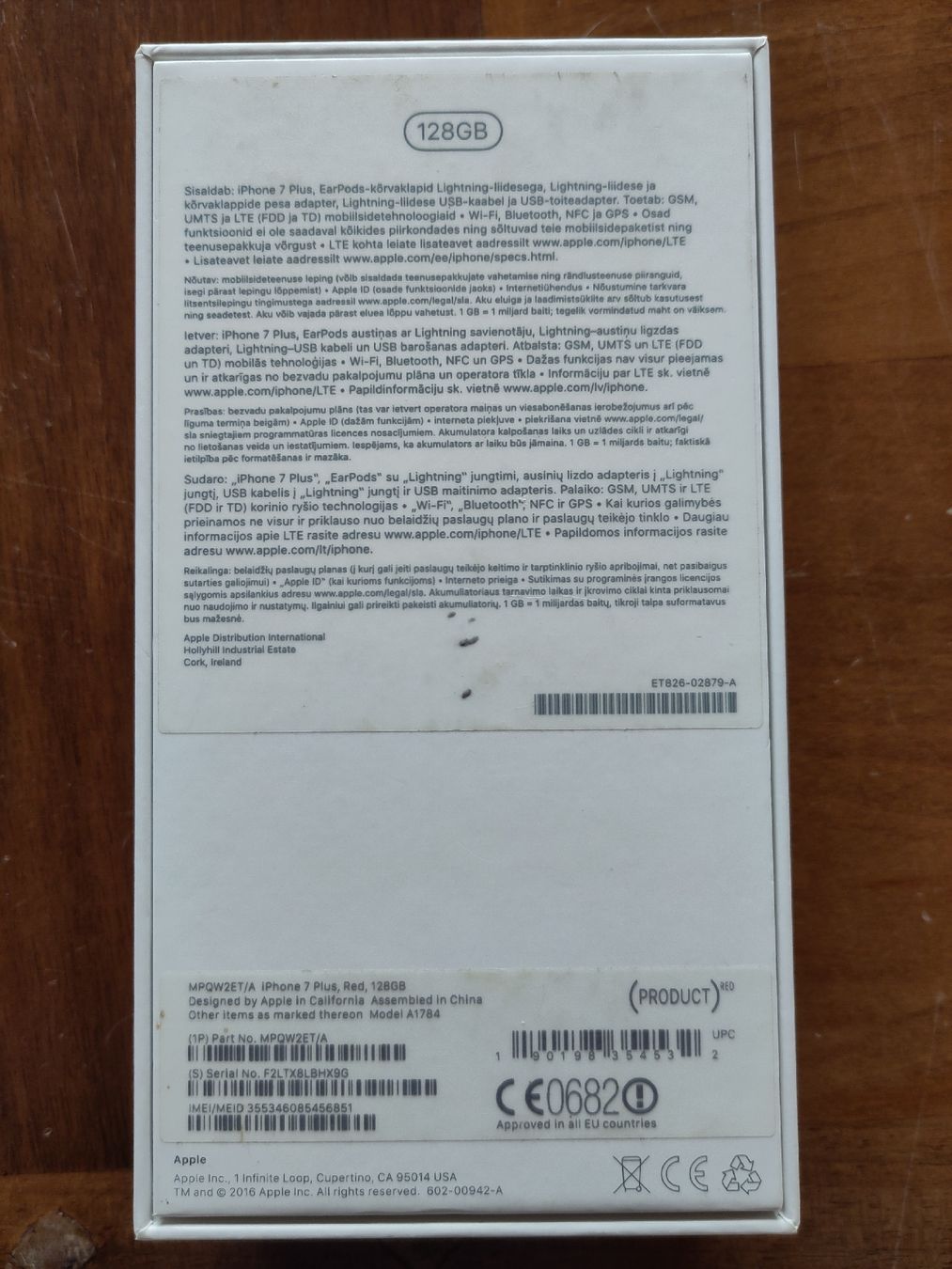 Apple Telefoni cellulari / Smartphones: iPhone 7 Plus RED 128 Go – Usato da Le Sépey venduto da Ventach 3
