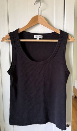 COS Tanktop schwarz Grösse M 